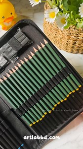 Keep Smiling Sketch Drawing Set 42pc . ▪️OFFER: 990 Tk . Regular Price: 1420 Tk . Variety of Artist Pencils & Tools make it a complete kit fulfill artists need in a single product. Zippered Pencils case help in travelling while carrying it along. Includes: • 17 pcs Pencil • 6B Woodless graphite 1pcs • Soft Charcoal Pencil 2 pcs • Medium charcoal Pencil 1 pcs • Hard charcoal pencil 1 pcs • White charcoal pencil 1 pcs • Brow charcoal pencil 1 pcs • Coffee charcoal pencil 1 pcs • Pencil Eraser 1pcs