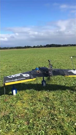 Testing new wheels 🛞 #fpv #fpvwing #takeoff #rcplane #flight