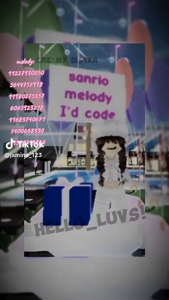 #CapCut sanrio melody I'd code! from brookhaven#brookhaven #id#code#enjoy#fypppppppppppppppppppppppppppppppppppppppppppppppppppppppppppp