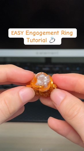 164K views · 2K reactions | Easy Engagement Ring Tutorial  #rainbowloom #tutorial #fyp | Rainbowcraftworks | Facebook