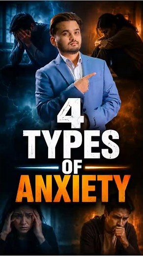 The 4 Types of Anxiety Disorder #psychology #anxiety