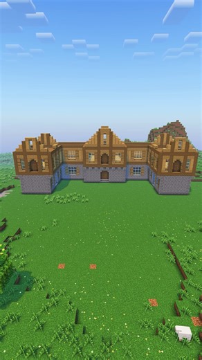 Minecraft Starter Oak House #minecraft