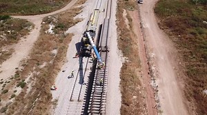 Railroad Workers Repairing a Broken Track. Repairing Railway. Rail Tracks Maintenance Process. Stock Footage - Video of engineering, railway: 189616448