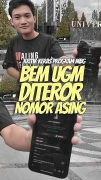 UGM Student Executive Board Terrorized by Foreign Numbers