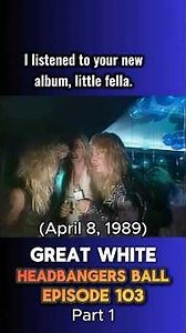 Great White Album Release Party, Part 1