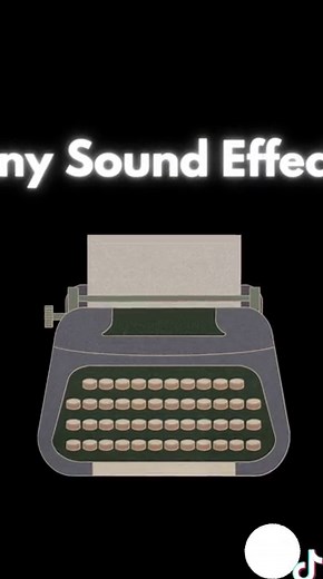 Typewriting Sound Effect for Video Editing