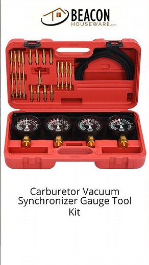 Carburetor Vacuum Synchronizer Gauge Tool Kit