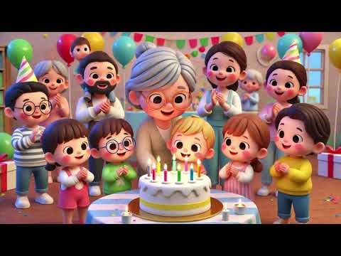 🎂 Blow the Candles with Grandma 🎉🕯️👵💖 – It’s birthday| Nursery Rhymes & Kids Songs