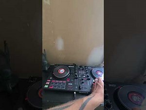 Trying out my numark platinum fx controller