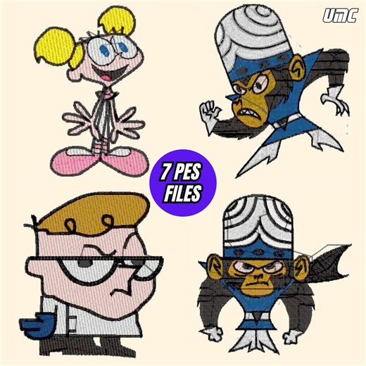 Dexter 7 Embroidery PES Files Bundle – PES, JPG, and Size Guide - Etsy