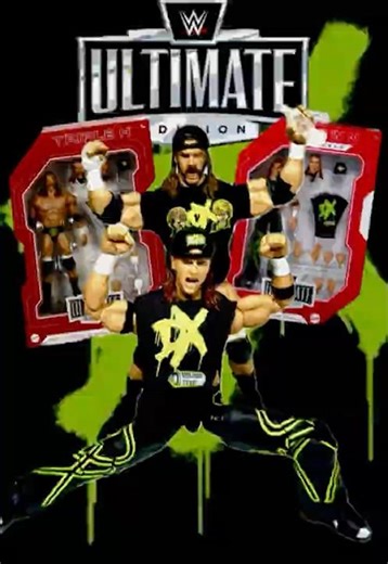 Toy Unboxing and Quick Look: Triple H and HBK Shawn Michaels DX WWE Ultimate Edition #toyvideo