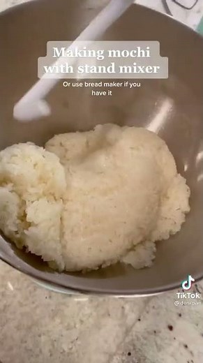 Making Mochi With Stand Mixer
