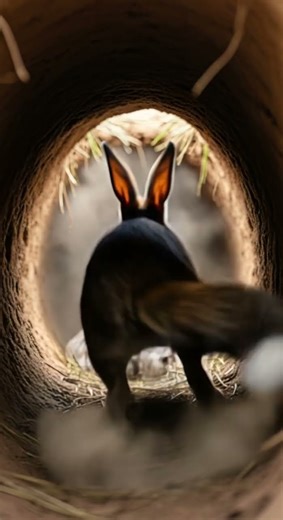 Fox vs Rabbit Epic Chase Unfolds #wildlife #nature #animalbattle