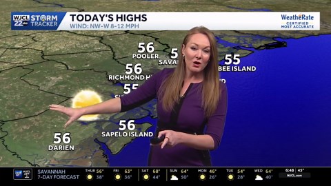 Clear and cool today but warmer temperatures ahead