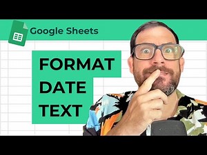 How To Format Dates with CONCATENATE in Google Sheets
