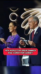 FIFA World Cup draw gimmick was Corny for Carney #shorts