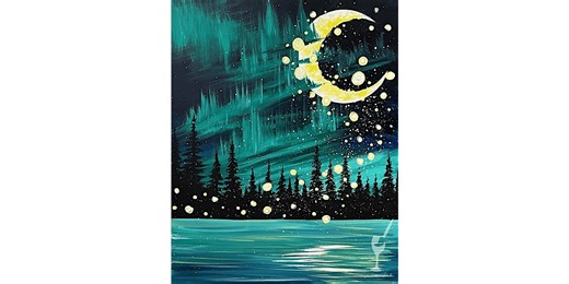 Fireflies Dancing Night Glow - Paint and Sip in Austin | Classpop!™