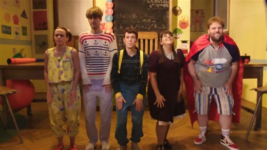 We're taking you back to school (and back in time!) 🎒🐹 When #OTD in 2019, Groan Ups had its first preview in London! | Mischief