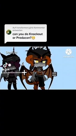 Transformers OC x Predaking (Shipchildren)