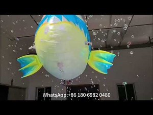 Flying helium remote control air lantern fish balloon drone balloon