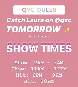 1.3K views · 33 reactions | Tune into QVC to watch Laura! See show times below ✨ Will you be tuning in? | Laura Geller Beauty | Facebook