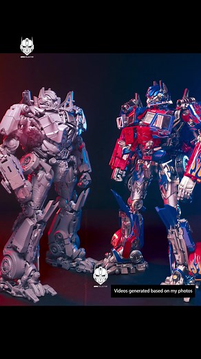 When AI meets Transformers… Get figures like mine with links in my bio. #transformers #ai #toy #toys #actionfigures #movie