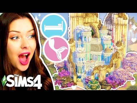 I Built a MERMAID HOTEL with The Sims 4 Businesses and Hobbies