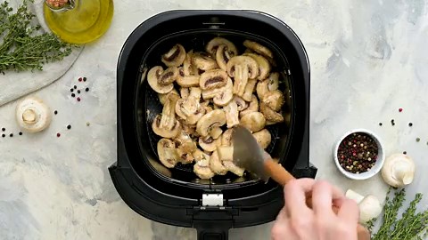 Air Fryer Mushrooms