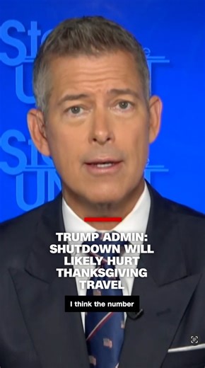 US Secretary of Transportation Sean Duffy speaks with CNN's Jake Tapper about potential flight delays and cancellations during the Thanksgiving holiday season caused by the ongoing government shutdown. | CNN