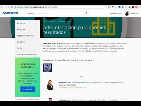 "Auditar" en Coursera