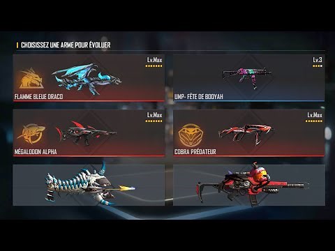 Tout Mes Skin D'armes ( Free Fire Garena ) [Fr]