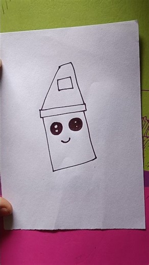 Waste Bin Easy Drawing For Kids#drawingidea #viralshorts #shorts