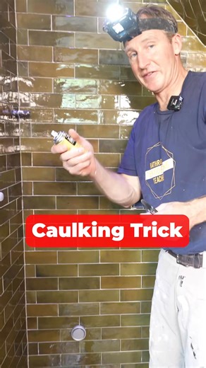 ✨ Caulking Trick I Wish I Knew 20 Years Ago!!✨ #DIY #tile #caulking #bathroomremodel #bathroomremodelingteacher | Bathroomremodelingteacher