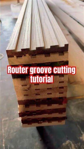 Router groove cutting tutorial | Precision woodworking
