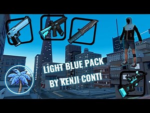 [SA:MP] #3 FREE BLUE MODPACK [Weapon Pack], Effects, Sounds, Map, Timecys Skin Interface Vegetation