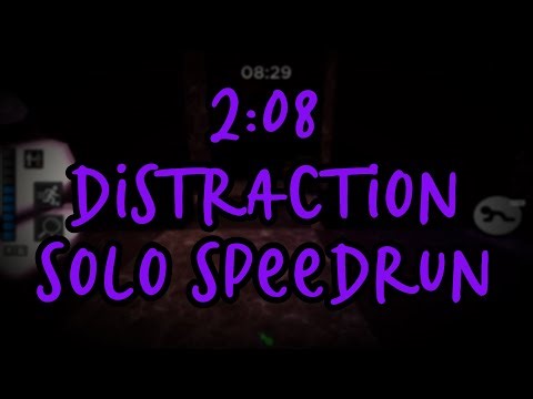 2:08 Distraction Solo Speedrun Former World Record || SG_masterpigman
