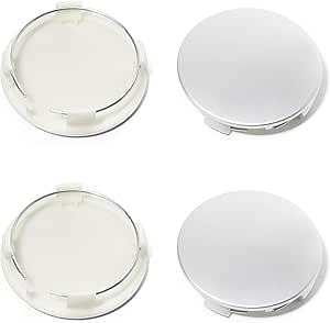 4Pcs Wheel Center Caps for Tacoma Tundra Sequoia Wheel Rim Outer 83 mm(3.27 in) Inner 74.3 mm(2.93 in) Silver Hub Caps, Replacement C32-TOY C32C-TOY