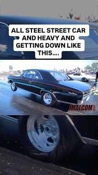 400+ shot of nitrous on this heavy street car Chevelle was serious