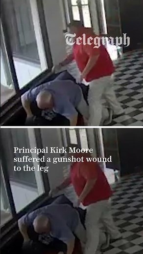Head teacher Kirk Moore tackles gunman in Oklahoma high school