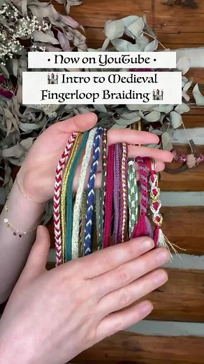 Introduction to Medieval Fingerloop Braiding | Step-by-Step Tutorial