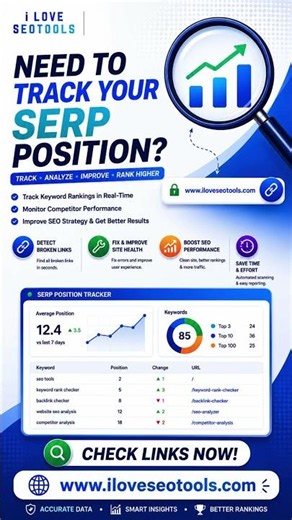 SERP Checker – Free Online Search Engine Results Page Checker | iLoveSEOTools