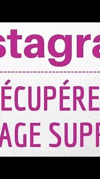 RECUPERER MESSAGE supprimé Instagram, comment retrouver une conversation supprimé sur Instagram