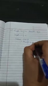 Find the volume of a cuboid whose dimensions are: (a) length =1... | Filo