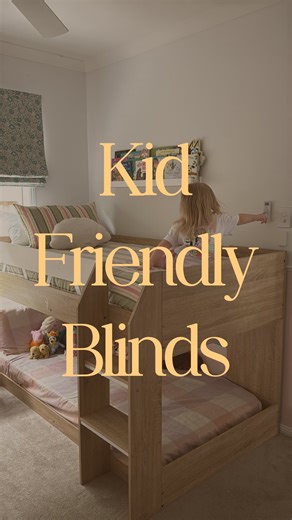 Emma Fitzpatrick | Australian Home DIY & Organisation on Instagram: "Kid Friendly Blinds This is the kind of change that makes a kids’ room feel safer and easier to live with. No cords means the blinds are safer for little ones, and the remote makes it easy for them to open and close their own blinds independently — without needing help every time. We mostly use the remote because it’s simple for kids to use, but I also love having the option to use the app to set opening and closing times to su