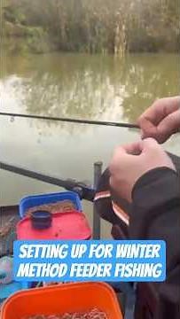 Setting up a method feeder for Winter Carp Fishing. Ideal for Pellet or Groundbait fishing
