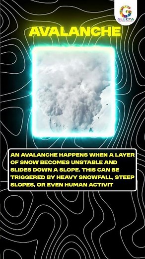 Avalanches Explained GCSE Geography in Minutes #glecta #gcse