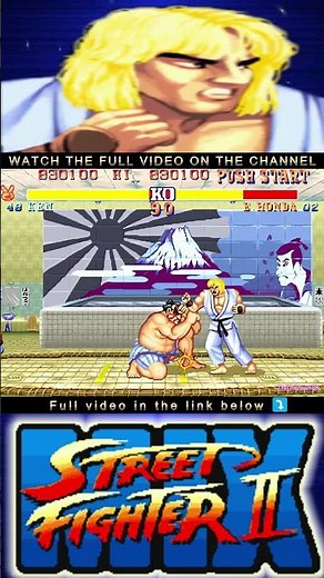 Ken FORCED Honda to take a bath in Street Fighter😂