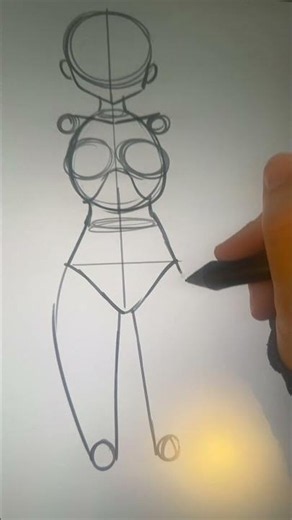 How to draw the body step by step
