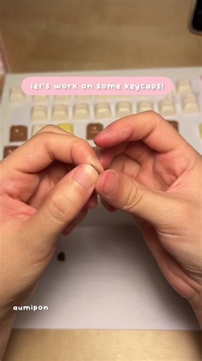 Creating Newjeans Keycaps and Rilakkuma Clay Art