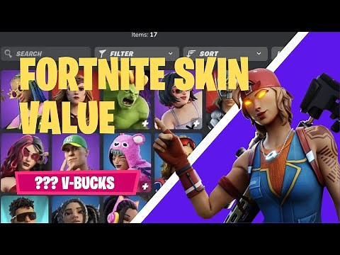 How to Check How Much Your Fortnite Skins Are Worth #fortnitelocker #fortniteskinvalue